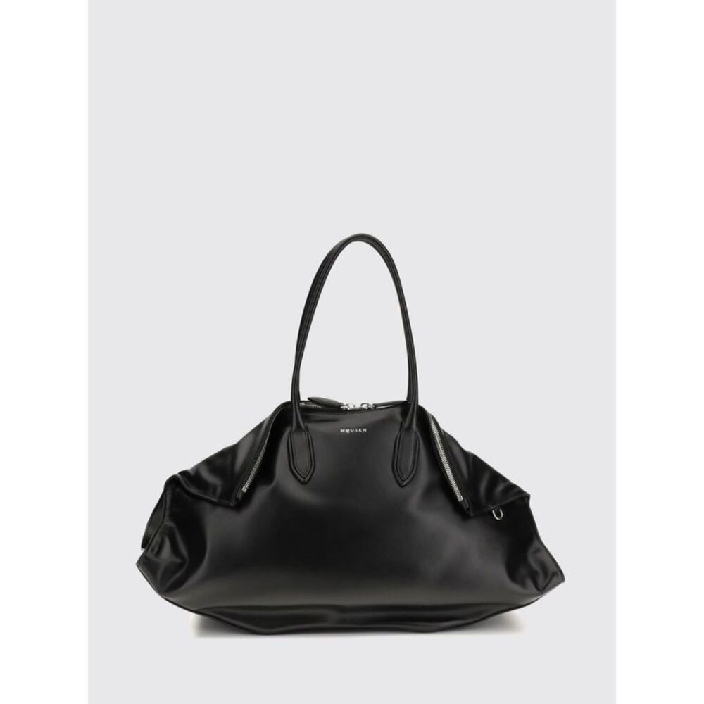 Mcqueen Women Manta Leather Bag Mcqueen